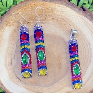 ⚡️Mega Sale⚡️ Beautiful Silver925 and rhinestone necklace and earrings